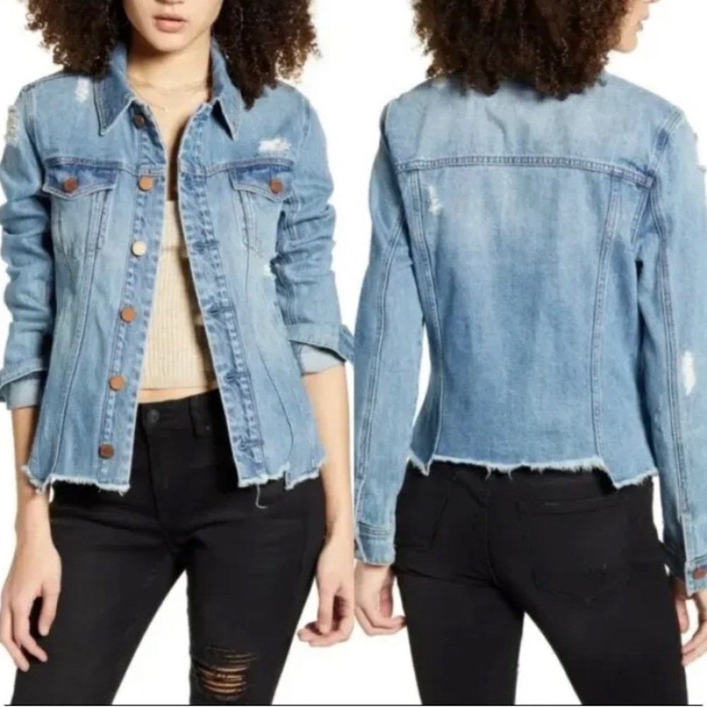 Blank NYC Distressed Jean Jacket💕